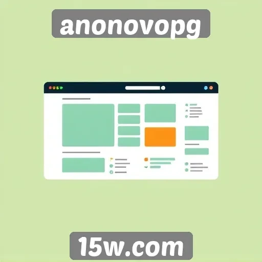 analise da interface do site anonovopg